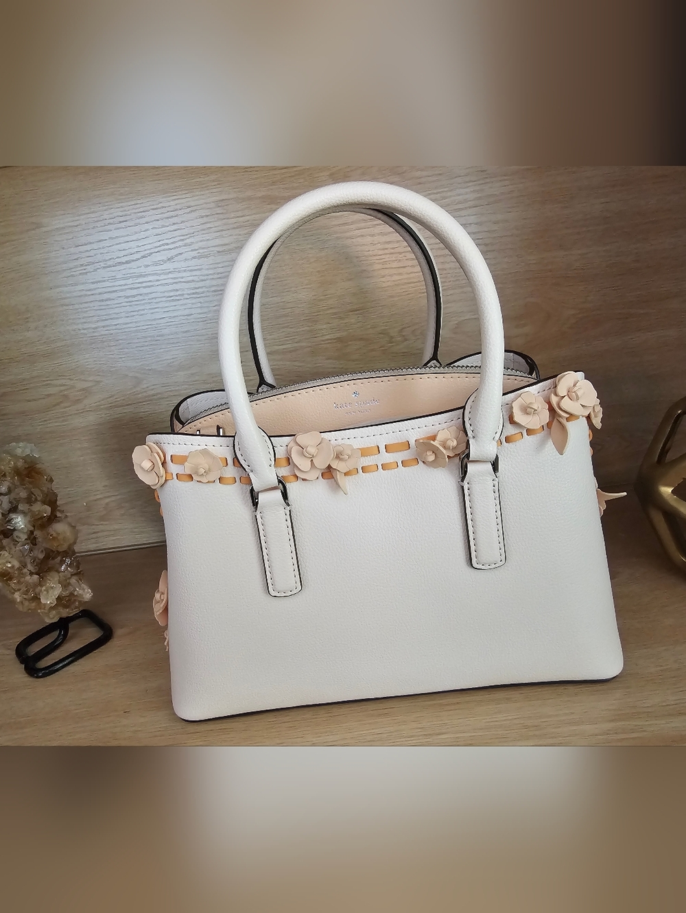 kate spade Thompson Street Floral Small Satchel Bag. - Picture 2 of 13